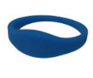 Silicone bracelet - blue